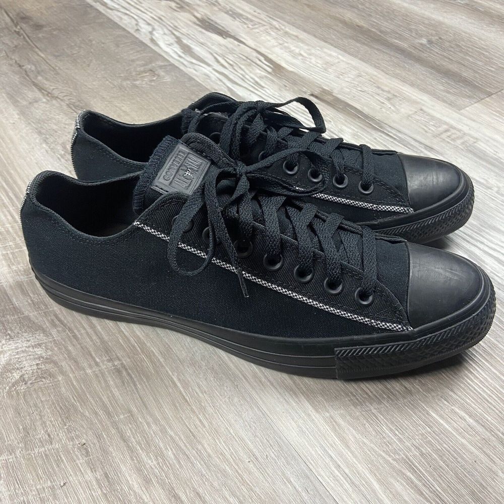 Classic Black Canvas Sneakers